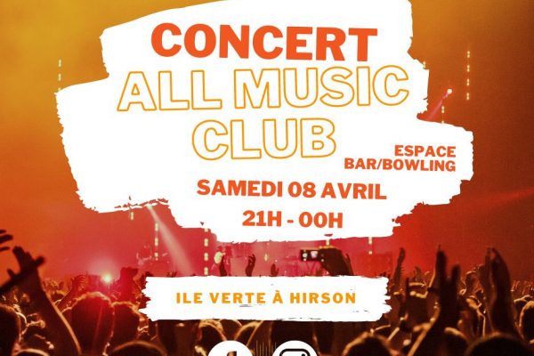 CONCERT ALL MUSIC CLUB 8 AVRIL